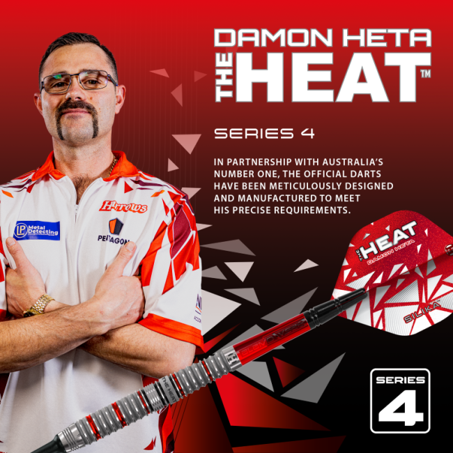 Harrows DAMON HETA Series 4 Softdart-Set 20 Gramm